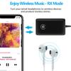 Adapter Bezprzewodowy 2 w 1 Bluetooth 5.0 Niska Latencja Nadajnik Odbiornik Audio z Portem 3,5 mm do TV i Strumieniowania Muzyki