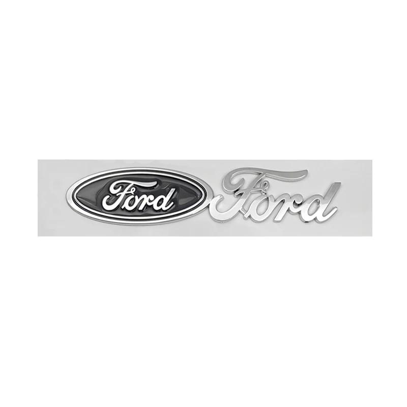 Car Styling ABS Emblem Rear Trunk Sticker For Ford Focus 2 F150 Mondeo Fusion Ranger Explorer Kuga Taurus Transit Badge Decal
