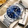 BINBOND Luxury Quartz Wristwatches Luminous Waterproof Auto Men's Watch Business Sport Fashion Casual Watch for Men Reloj+Box