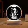 Crystal Luminous Global Ball Decoration Star Walk Night Light Usb Direct Insertion