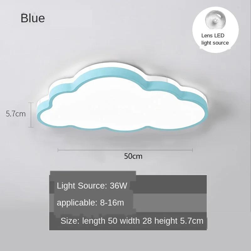 Sufragerie LED modernă Nordic Lustru Dormitor Cameră copii Desene animate nor Plafoniere Simplu și creativ