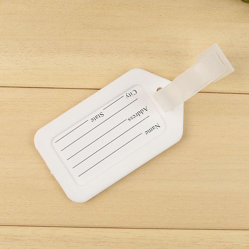 PP Plastic Airplane Boarding Pass Luggage Tag - Suitcase & Bag Name Label Accessory