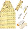 Kimono and Hakama Patterned Hakama Gold [KYOETSU] [Kyoetsu] Boys' Shichi-Go-San 5-Year-Old Set, (5-Year-Old Size, 1-Gray-Noshime (Hakama Brocade))
