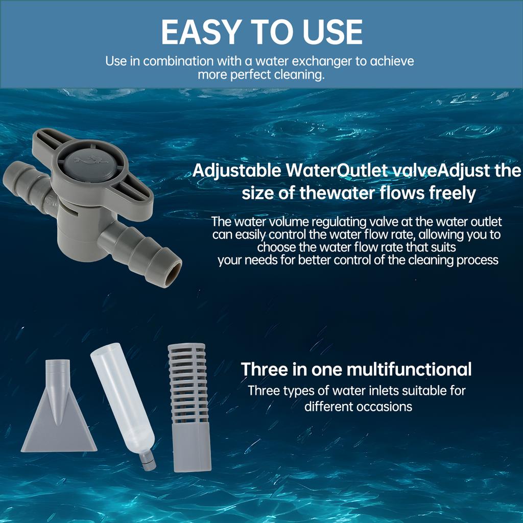 Hot Tub Vacuum Cleaner 10ft Swimming Pool Vacuum Cleaner Manual Handheld Spa Vacuum Cleaner with Strong Suction Fish Tank Cleane