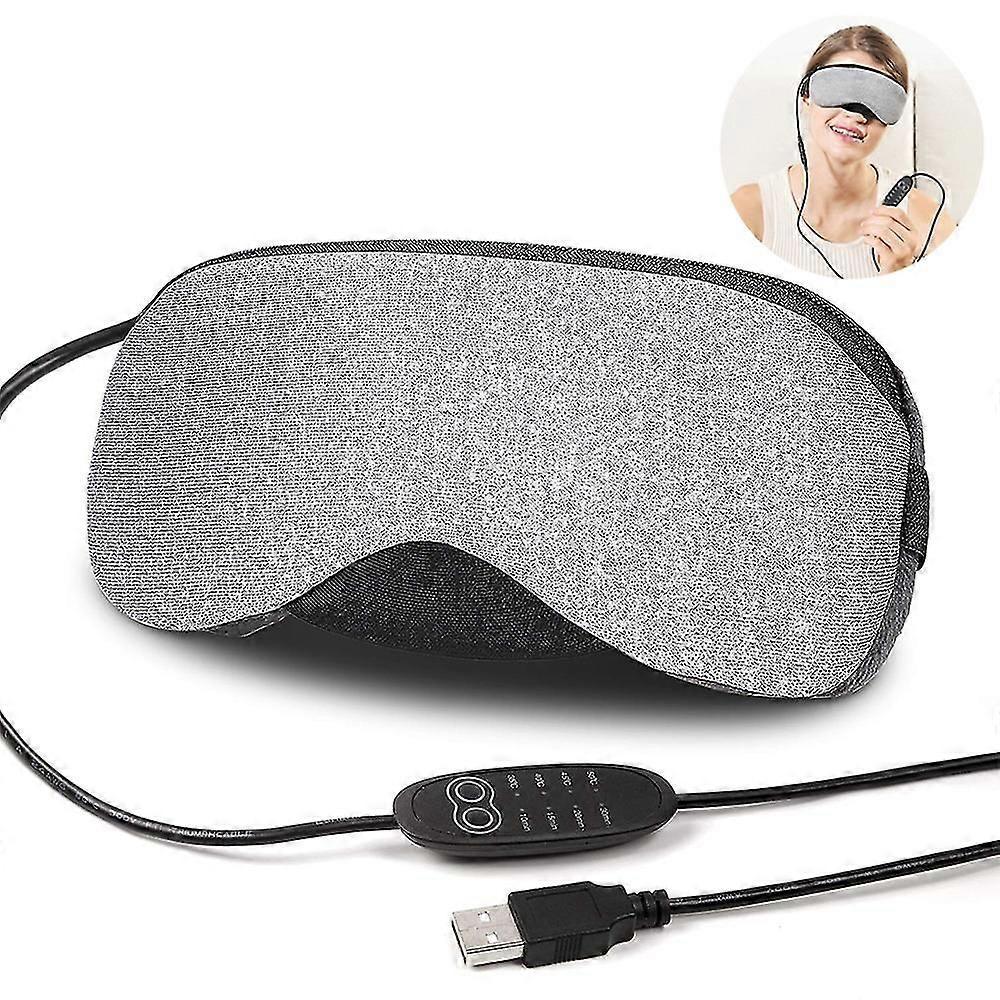 1 Pcs Portable Cold And Hot Usb Heated Steam Eye Mask + Reusable Ice Gels For Sleeping