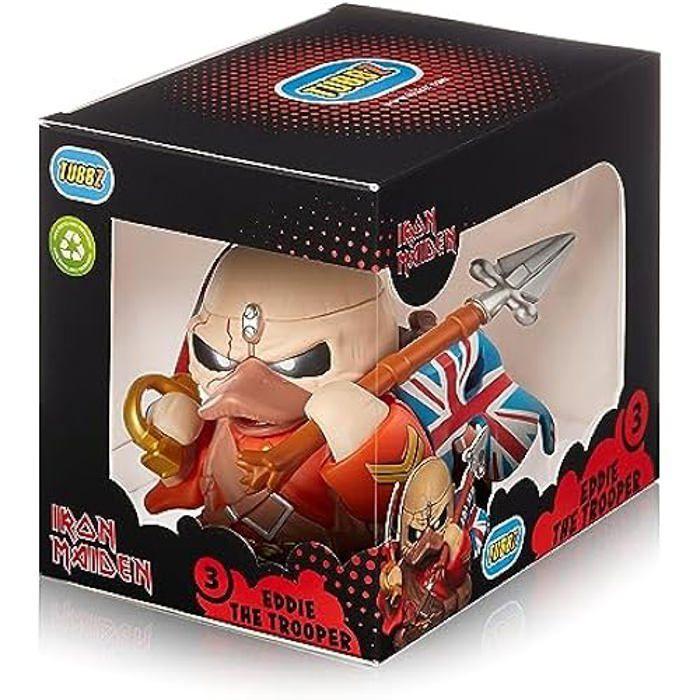 Figurine De Collection - TUBBZ - Eddie The Trooper - Canard En Caoutchouc - Officiel Iron Maiden - 9 Cm