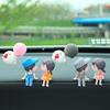 /Niedliche Ornamente Paar Actionfiguren Ballons Für Auto Armaturenbrett Dekoration Auto Dekoration Niedliche Cartoon Paare Action Ornament