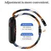 Cinturino in Tessuto di Nylon Multicolore per Apple Watch 46mm 42mm 44mm 40mm 45mm 49mm 41mm iWatch Serie Ultra 3 SE 3 11 10 9 8 7 6