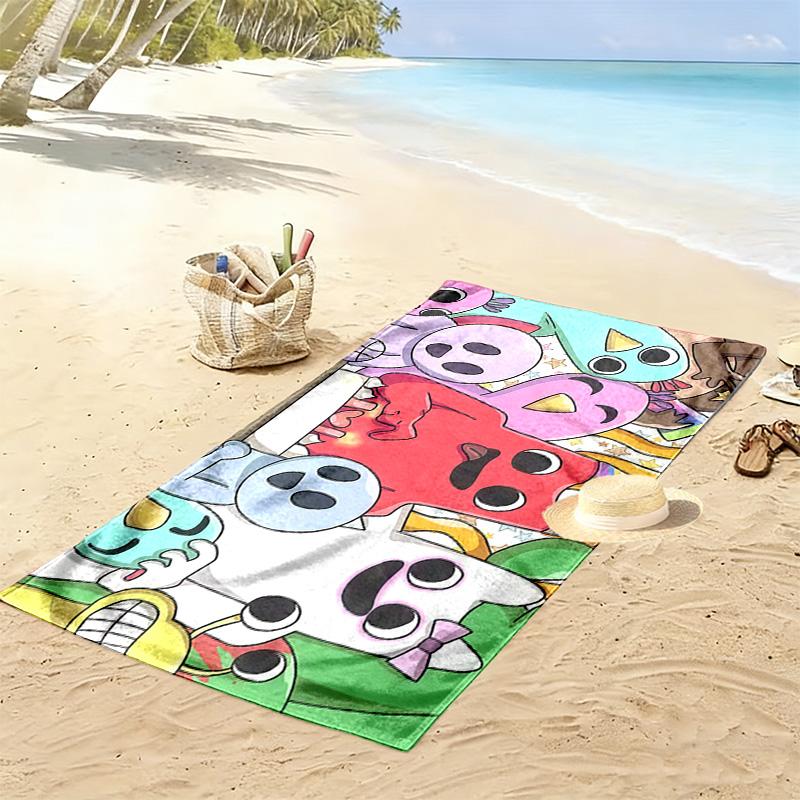 Garten of Banban Print Beach Towel, Large Soft Quick Dry Towel for Beach Camping Swimming