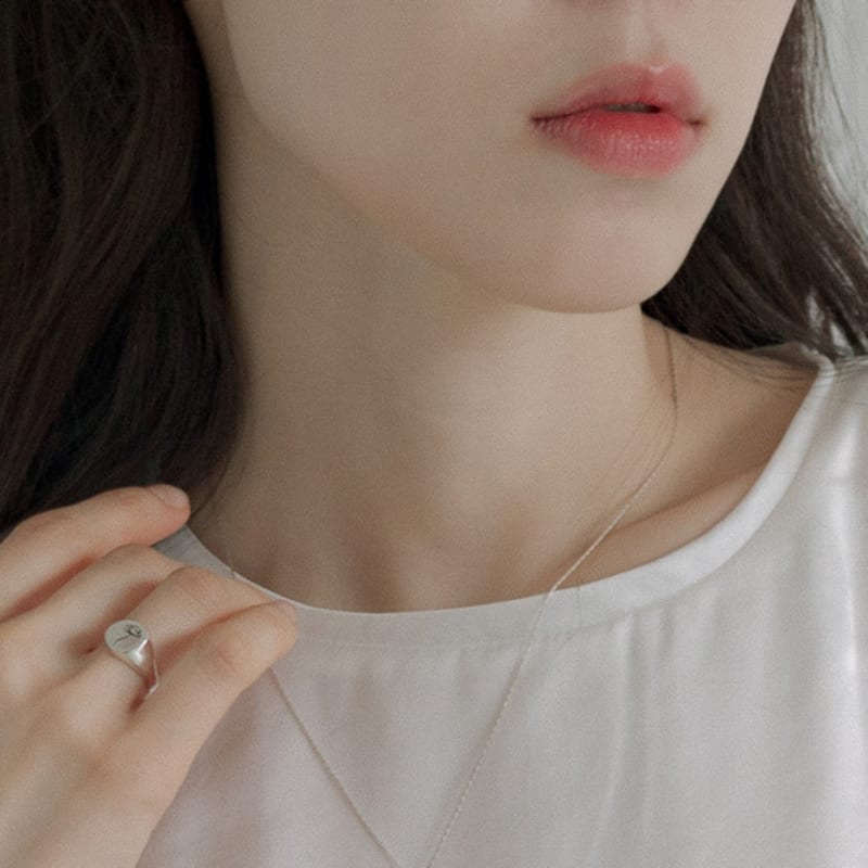 Pinaf Square necklace _ blue