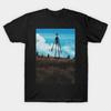 Herren Schwarzes Print-T-Shirt Siren Head No-Cut Transferpapier Druck Baumwoll-T-Shirt
