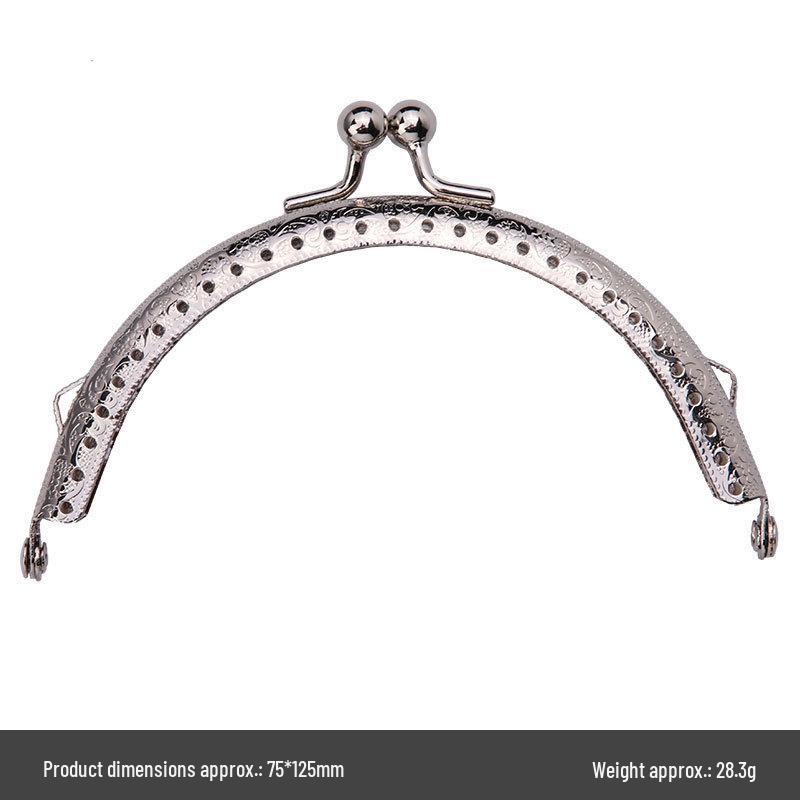 Retro Handmade Coin Purse Clasp Clips - DIY Material Kit for Crafting Bags