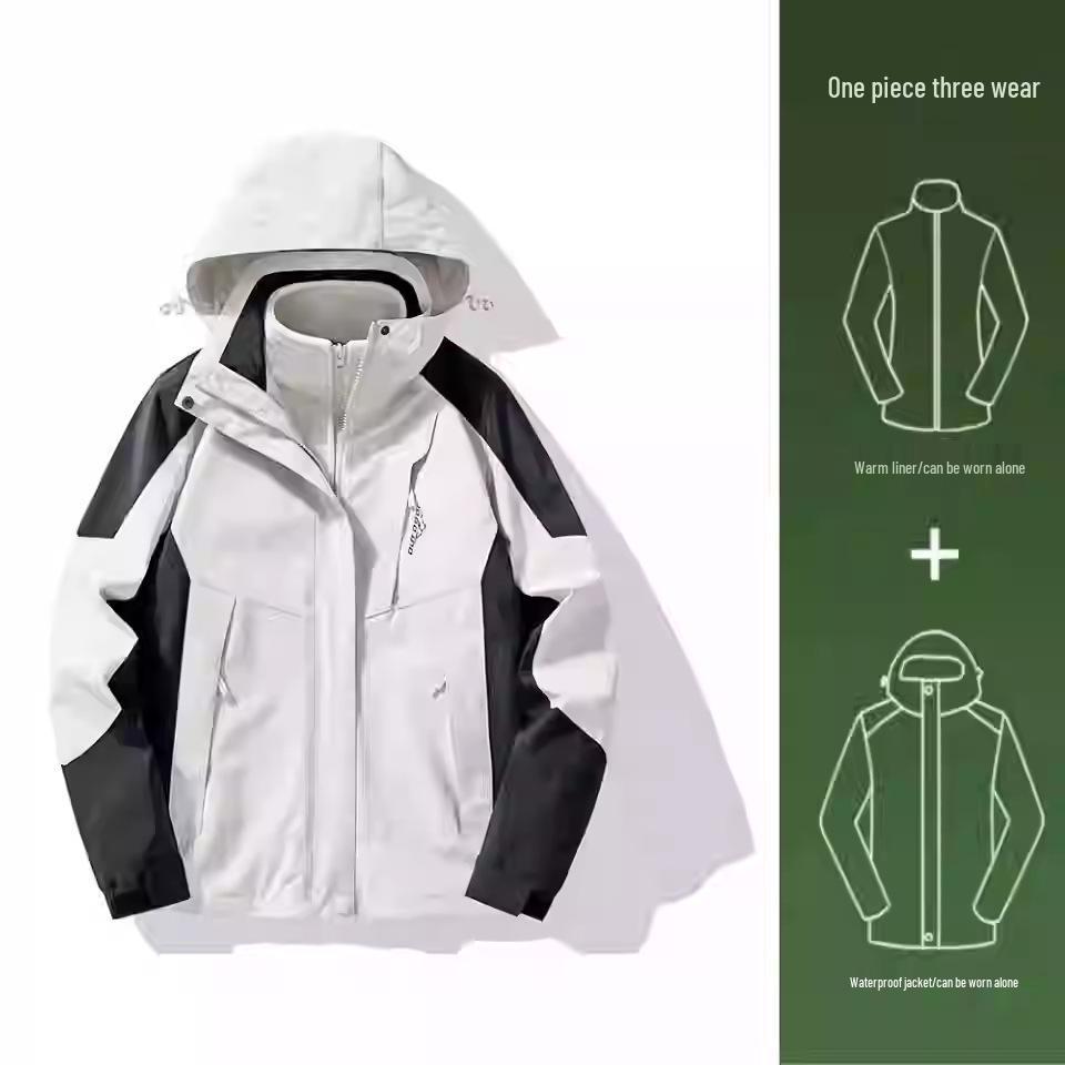 NASA 2024 Men's & Women's Petite Windproof Windbreaker - Stylish Autumn/Winter Jacket for Outdoor Mountaineering