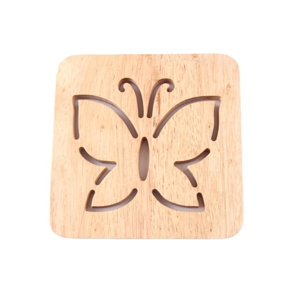 Non-Slip Heat-Insulating Mat Wooden Tableware Mat Decorative Coaster  Dining Table Style 5