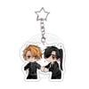 Pixel Daemons of The Shadow Realm Acrylic Keychain Exquisite Anime Cartoon Cosplay Props Decor Accessories Characters Role Gift