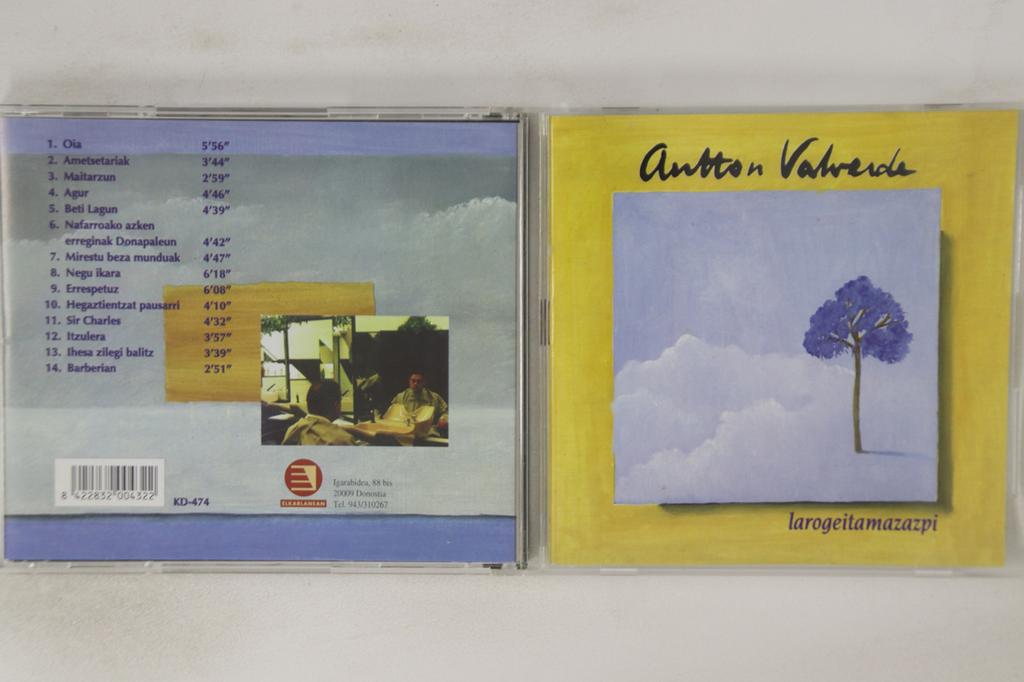 CD ANTXON VALVERDE - Iarogeitamazazpi KD474 EN COLLABORATION Unknown Folk Used
