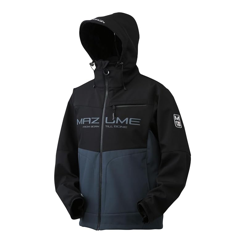 

[Mazume] cold weather jacket wind cut jacket duotone MZFW-799 Black x Charcoal LL