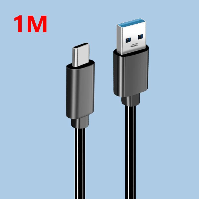 USB3.2 10Gbps Kabel typu C USB A na typ C 3.2 Přenos dat USB C SSD Kabel pro pevný disk PD 60W 3A Rychlé nabíjení 3.0 Nabíjecí kabel