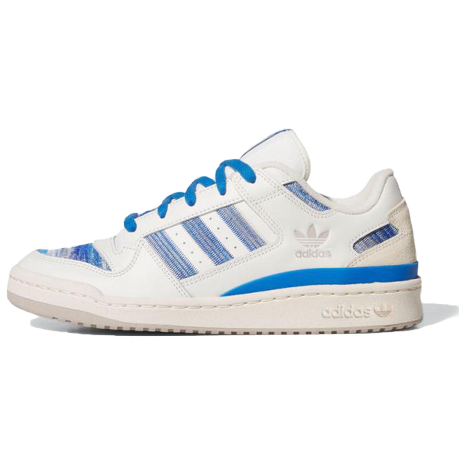 

adidas Forum Low CL Serape Pack - White Blue Bird Unisex Sneakers Cloud-White Royal-Blue JQ2642 42⅔