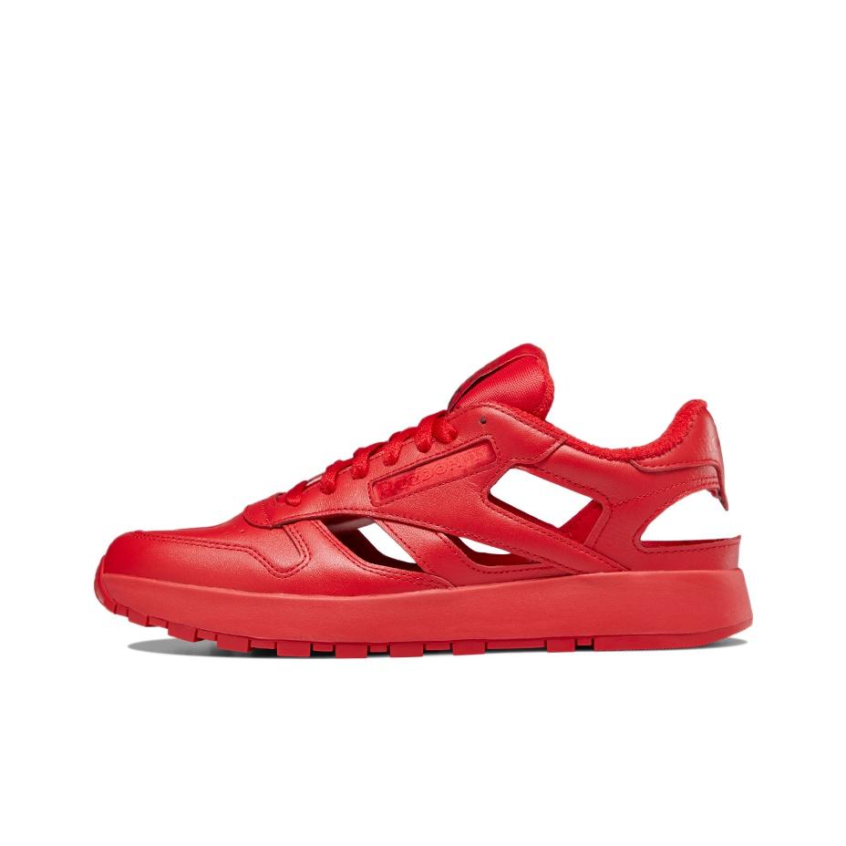 Maison Margiela X Reebok Classic Leather DQ Vector Red Unisex Sneakers Black Footwear-White GZ0947