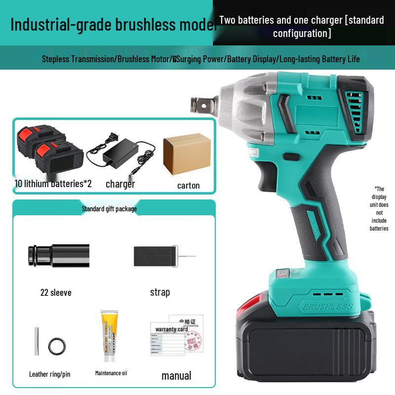 Kale 7.2V Brushless Cordless Electric Wrench & Drill Kit CN Plug (adapter Included)