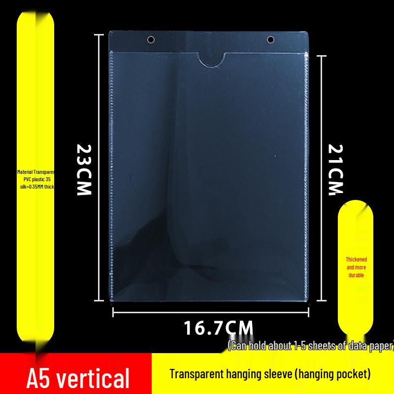 Durable Translucent Multi-Size Document Sleeve & Organizer