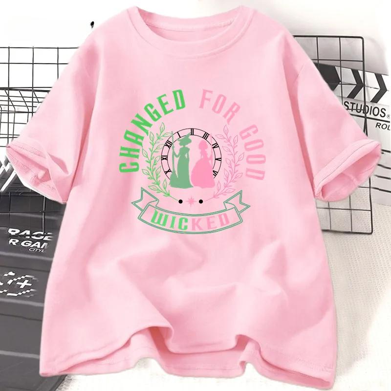 Wicked Changed for Good T-shirts Women Defy Gravity Wicked The Musical T Shirt Wizard Graphic Tees Casual Woman Clothes
