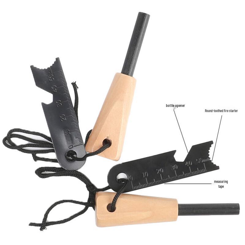 Miflame Wooden Handle Magnesium Fire Starter