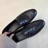 Fashion Fashionable Versatile Women's Pumps 2025 Spring Autumn Retro Casual Loafers Men's Round Toe Office Work Shoes Zapatillas