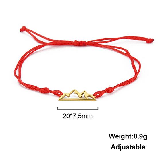 Retro Stainless Steel Personality Witch Knot Dog Paw Bracelet