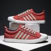 Men's All Seasons Canvas Vulcanized Casual Shoes Retro Black Red Man Canvas Sneakers Simplicity for Male 38-44