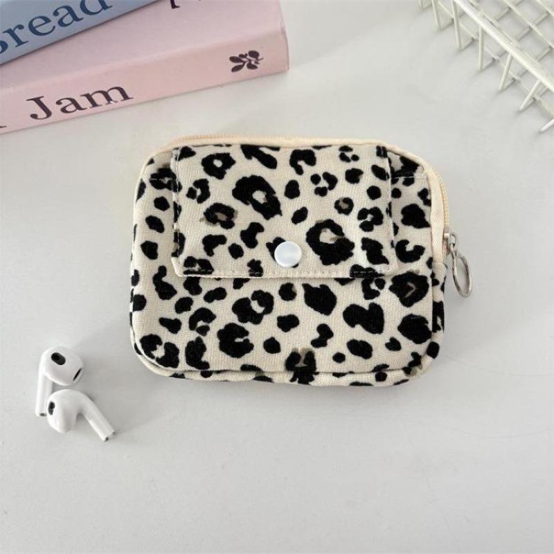 Cute Cartoon Floral Quilting Document Storage Bag Card Wallet Coin Purse ID Card Holder Driver's License Holder Badge Holder