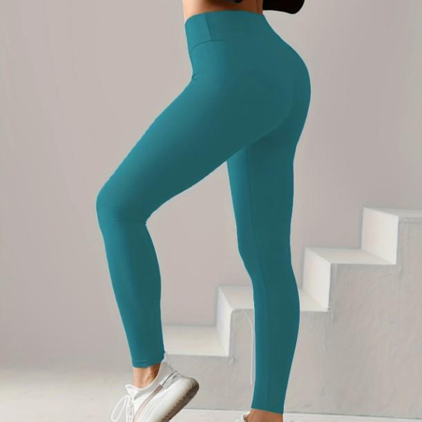 

Women s High-Waist Stretchy Yoga Running Pants - Solid Color, Casual, Sexy Fitness Leggings Large