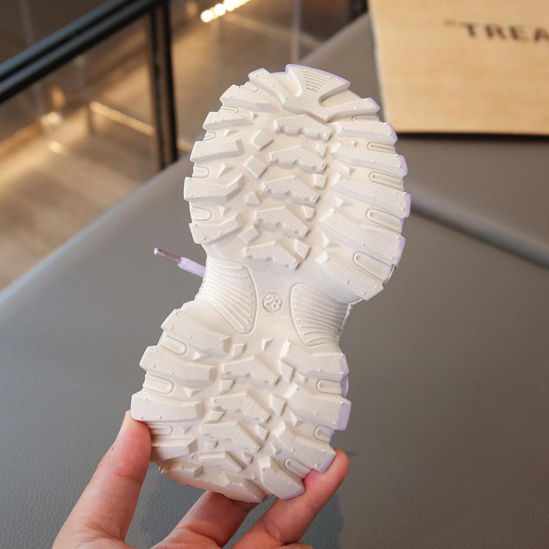 Kids' Breathable Double Mesh Sports Shoes, Non-slip Soft Sole, Spring 2026 New Arrivals for Boys and Girls