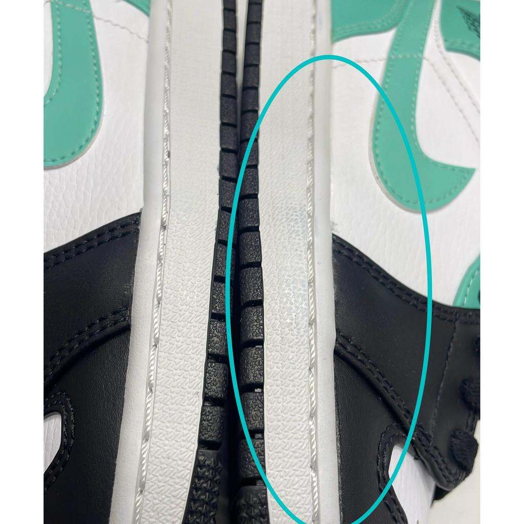 Pre-owned Jordan Air Jordan 1 mid island green 554724-132-P26085462367615