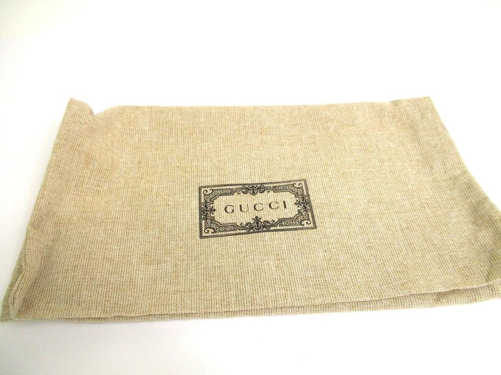 Authentic GUCCI Double G Light Purple Cream Yellow Leather Round Zip Wallet #a686  Refurbished