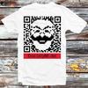 QR Code Barcode Fsociety Evil Corp Elliot Hacker Mr. Robot T Shirt B1053