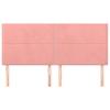 Headboard Pink 160 X 5 X 118 128 Cm Velvet