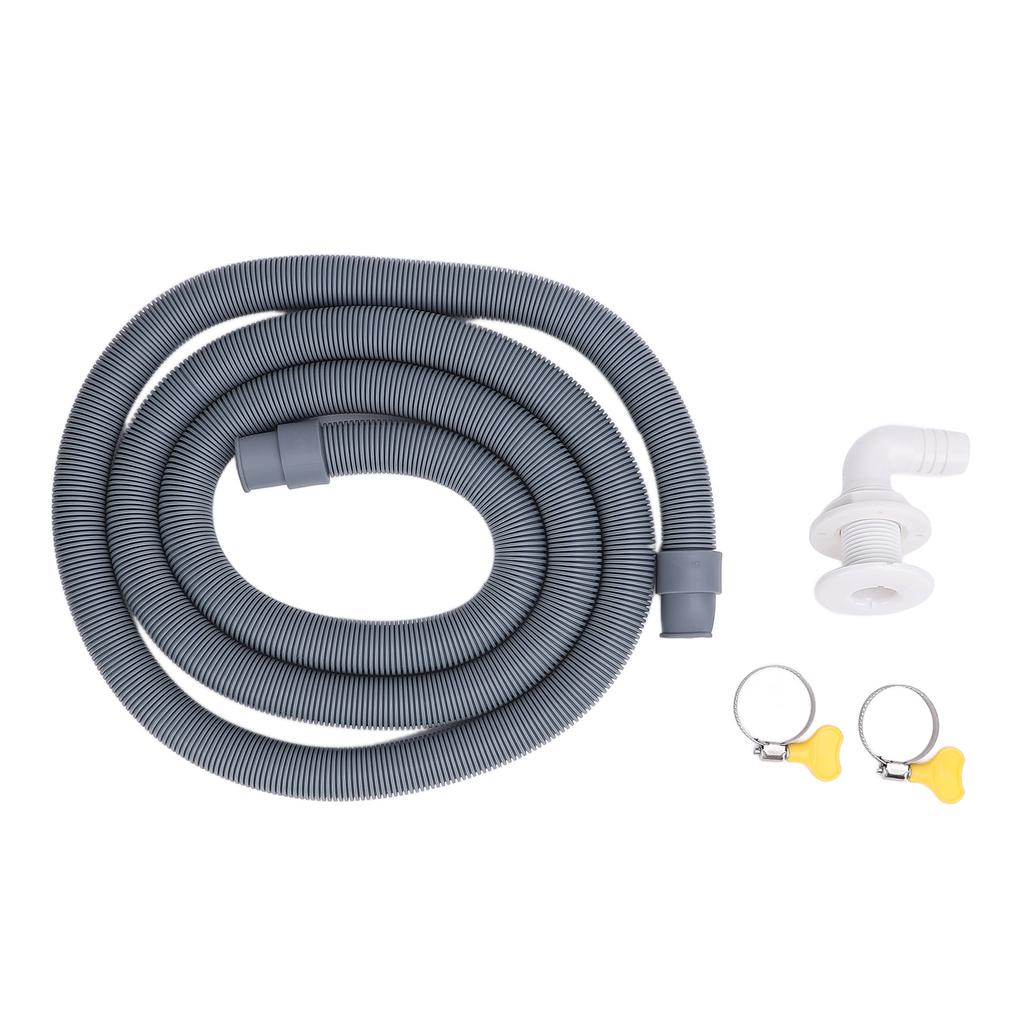 750GPH Bilge Pump Installation Kit High Pressure Resistant 0.75in Dia. 6.56ft Bilge Pump Hose with 90 Degree Fitting