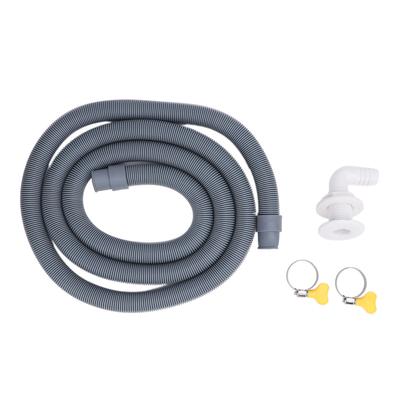 750GPH Bilge Pump Installation Kit High Pressure Resistant 0.75in Dia. 6.56ft Bilge Pump Hose with 90 Degree Fitting