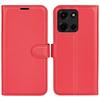 For Motorola Moto G 5G (2025) Case Litchi Texture Shockproof Leather Wallet Phone Cover