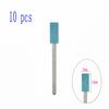 6pcs/10pcs Silicone Rubber Dental Polishing Polisher Grinders Nail Drill Bits for Electric Manicure 2.35mm Shank