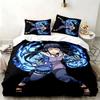 Hyuga Hinata 3pc Set Perfect for Bedroom Use Comfortable Bedding Set Includes a Duvet Cover and Two Pillowcases Ideal Birthday or Christmas Gift