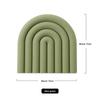 Silicone Pot Mat Insulation Pad Bowl Mat Placemat Plate Mat Silicone Mat Dining Table Home Rainbow Non-slip Mat