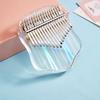 Thumb Piano Kalimba Instrument 17/21 Keys Acrylic Mini Finger Piano Musical Instruments with Tuning Mallet for Beginner