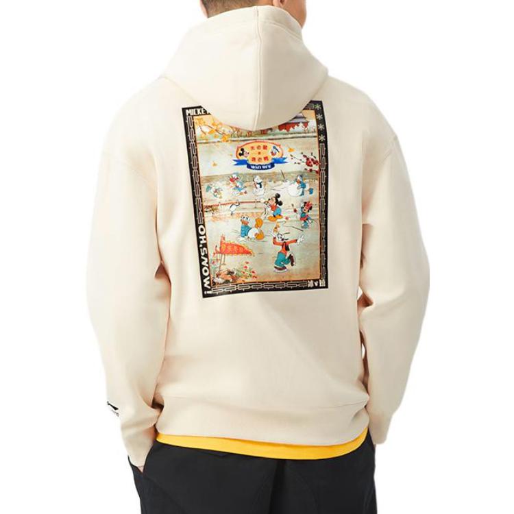 Li Ning Disney Sweatshirt Unisex Swan White AWDR687-6