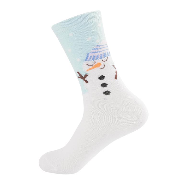 Hot Sale Women Christmas Socks Santa Claus Cotton Socks Autumn Snow Elk Gift Socks Crew Socks