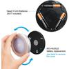 Motion Sensor Light, Cordless Battery Operated LED Night Light (Silver - White Light - 6 Pack)