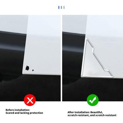 1 Pair/2 Pair Clear Door Edge Guards Trim Car Door Edge Corner Guard Scratchproof Cover Universal Auto Door Protector