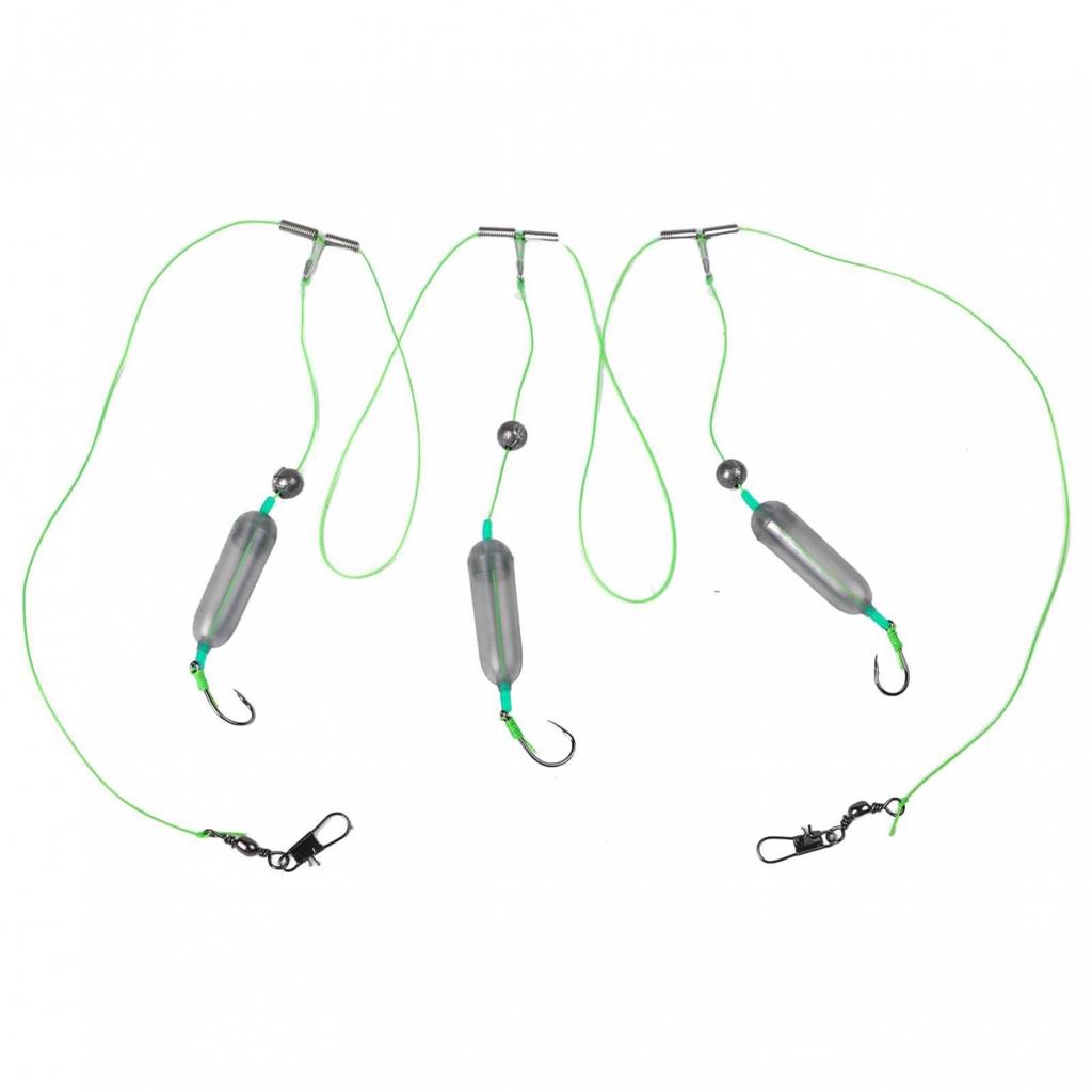 Fishing Rig with Three Hooks Designed for Maximum Catching Efficiency